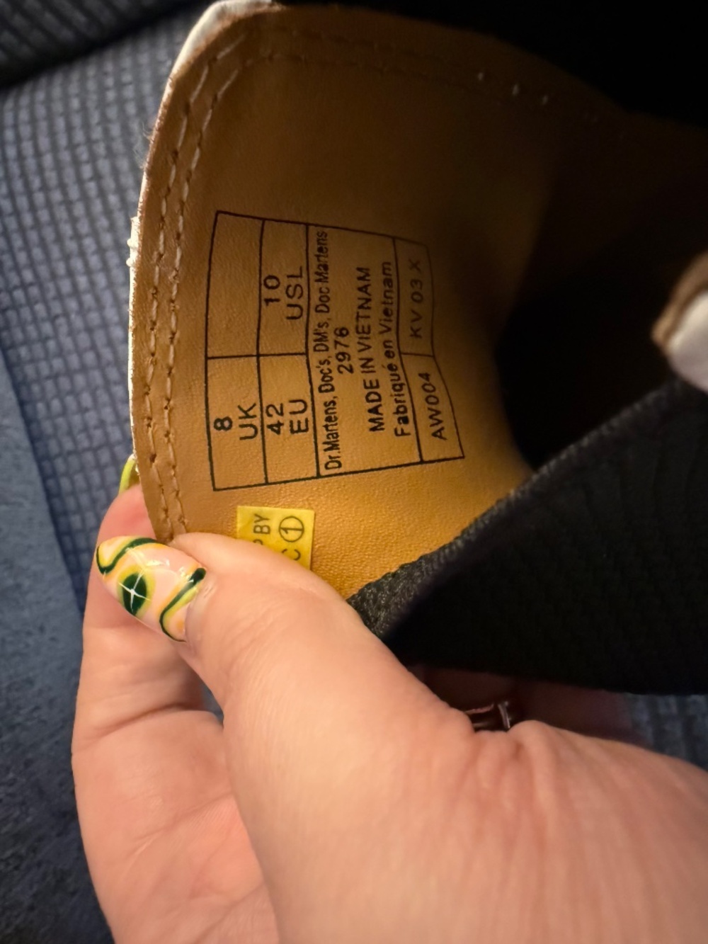 Doc Martens Chelsea Boot White, W Size 10 - Picture 5 of 5